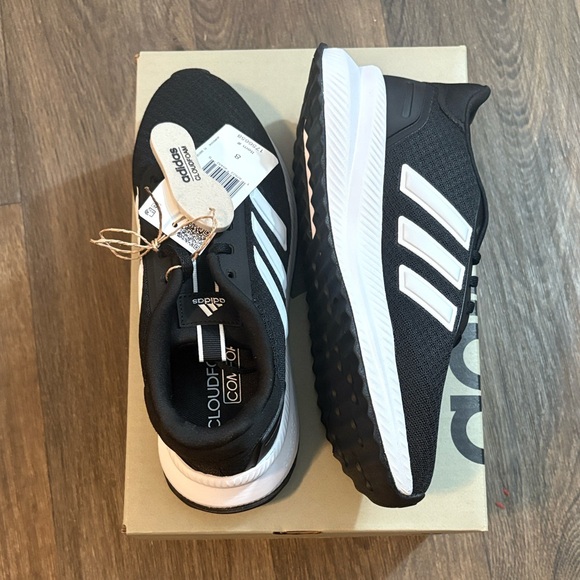 adidas Shoes - Adidas Women Black and White Sneakers
